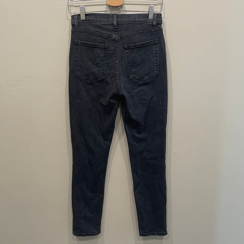 Reformation Jeans High & Skinny Crop Jeans Faded Grey Black - Size: 27 - Picture 2 of 7